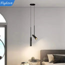 Axyaa Adjustable LED Black Chandelier Pendant Light for Bedroom, Study, Bar or Coffee Area