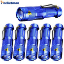 Axya Super Bright Mini LED Flashlight - Waterproof Zoomable Tactical Torch