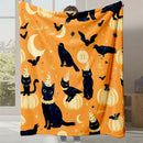 Axyaa Cartoon Cute Halloween Gift Flannel Sofa Blanket