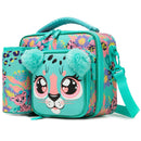 Axyaa Cute Animal Kids Lunch Box Set - Reusable & Leakproof for School Nursery
