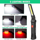 Axya Rechargeable LED Work Light: Portable Magnetic Flashlight for Auto Repair, Emergency, Camping