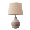Axyaa Ceramic Bedside Lamp: Nordic Style, Eye-Friendly Night Light for Bedroom