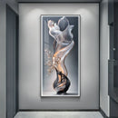 Axyaa Mountain Crystal Porcelain Craft LED Wall Lamp for Living Room