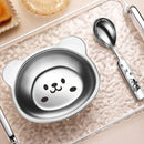 Axyaa Kids Bear Stainless Steel Dinner Bowl