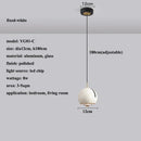 Axyaa Adjustable Angle Round Pendant Light: Modern Stretchable Chandelier for Home Lighting