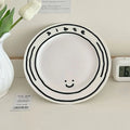 Ceramic Kawaii Plate Cup Set for Dinner & Dessert Kitchen Tableware by Axyaa