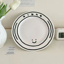 Ceramic Kawaii Plate Cup Set for Dinner & Dessert Kitchen Tableware by Axyaa