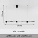 Axyaa Nordic Minimalist LED Dining Table Pendant Light for Hotel Front Desk