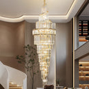 Axyaa Modern Crystal Chandelier for Luxury Living Spaces