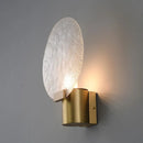 Axyaa Copper Round Wall Lamp Glass Light for Living Room Bedroom Corridor LED Lighting