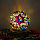 Axyaa Turkish Mosaic Lamp DIY Material Package Glass Night Light Handmade Gift