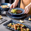 Axyaa High-end Ceramic Steak Plates - Set of European Style Creative Tableware