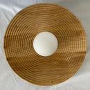 Axyaa Round Wooden Wall Lamp for Stylish Home Decor