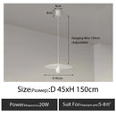 Axyaa UFO Pendant Light: Minimalist Nordic Design for Designer Living