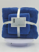 Axyaa Luxury Coral Fleece Towel Set - Super Absorbent & Soft - 2pcs - 70x140cm, 35x75cm