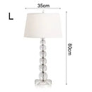 Axyaa Modern Crystal Table Lamp Gold LED Lighting for Bedroom Living Room