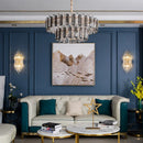 Axyaa Luxury Crystal Wall Lamp for Living Room, Hotel Banquet Hall, Staircase Corridor