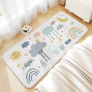Axyaa Minimalist Bedroom Lamb Wool Floor Mat