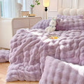 Axyaa 4kg Rabbit Plush Puff Velvet Four-Piece Set