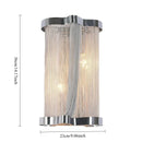 Axyaa Atlantis LED Wall Sconce - Modern Luxury Aluminum Wall Lamp
