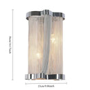 Axyaa Atlantis LED Wall Sconce lamp • Modern Luxury Stairs Bedroom Wall Light