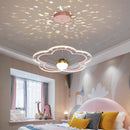 Axyaa LED Starry Chandelier for Children's Room Pendant Lamp Nursery Bedroom Lighting