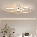 Axyaa Modern LED Ceiling Light - Black/White for Living Room, Bedroom, Kitchen - Light Fixtures