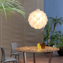 Axya White Acrylic Pine Cone Pendant Lamps - Nordic Creative Flowers Petal Hanging Lamp