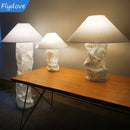 Axyaa Nordic Wabi Sabi Paper Table Lamp for Home and Office Decor