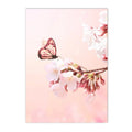 Axyaa Sakura Rose Peony Hot Air Balloon Wall Art Canvas Painting