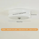 Axyaa Modern Glass LED Ceiling Lamp Circle Pendant Living Room Bedroom White
