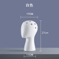 Axyaa Creative Nordic Human Head Ceramic Vase for Home Decor and Flower Arrangement
