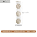 Axyaa Mother of Pearl Chandelier: Unique Danish Design Shell Pendant Light for Living Room, Dining, Villa & Staircase