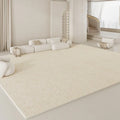 Axyaa Plush Cream Style Bedroom Rug for Soft, Fluffy Living Room Decoration