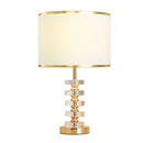 Axyaa Crystal Table Lamp: Modern American Style for Living Room & Bedroom