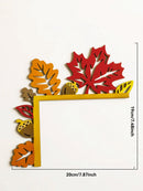 Fall Leaves Wooden Door Topper by Axyaa - Festive Home Decor