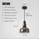 Axyaa Glass Vintage LED Pendant Lamp for Dining, Kitchen, Bedroom - Industrial Style Lighting