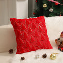 Axyaa Christmas Decor Throw Pillow Covers - Soft & Fluffy Xmas Series Cushion Pillowcase