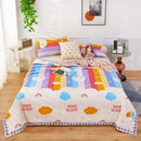 Axyaa Cotton Double Quilts: Cartoon Spring Summer Design, Soft & Comfortable, Adult Child Sizes