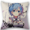 Axyaa Cotton Linen Square Decorative Pillowcase Pillow Covers Cases for Home Decor