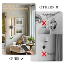 Axyaa LED Line Wall Sconces with Remote Control - Dimmable Decor Light