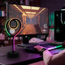 Axyaa Heart Spiral Desk Lamp: Artistic USB Color-changing Light for Any Room