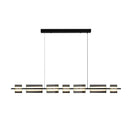 Axyaa Minimalist Copper Pendant Lights with Glass Geometric Design