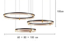 Axyaa Modern Indoor Pendant Light Chandeliers for Living Room Ceiling Lamp
