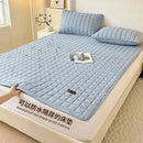 Axyaa Waterproof Mattress Bed Pad with Raw Cotton and Soybean Padding