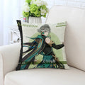 Axyaa Anime Pillow Cover 45x45, Decorative Cushion for Sofa, Bed, Home Decor