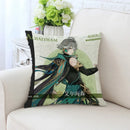 Axyaa Anime Pillow Cover 45x45, Decorative Cushion for Sofa, Bed, Home Decor