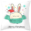 Axyaa Cute Animal Christmas Pillow Case for Home Sofa Chair Decor