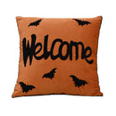 Axyaa Halloween Embroidered Throw Pillow Cover Home Decor Sofa Headboard