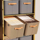 Axyaa Clothes Organizer Box: Pants, Sweater, Jeans Storage for Wardrobe